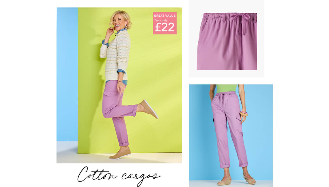 Cotton Cargo Trousers - LT312